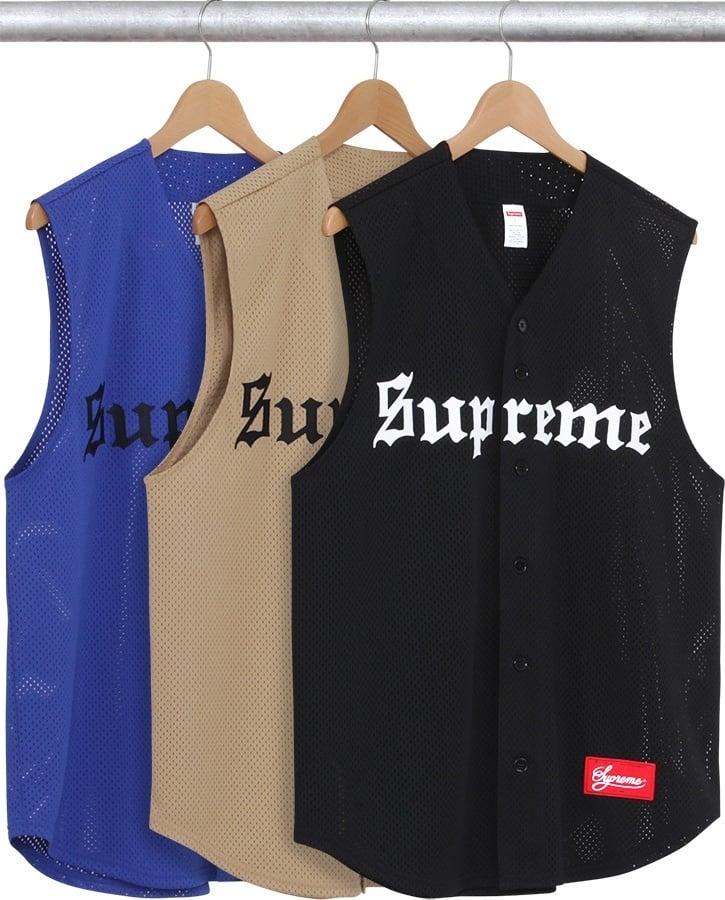 Sleeveless Baseball Jersey